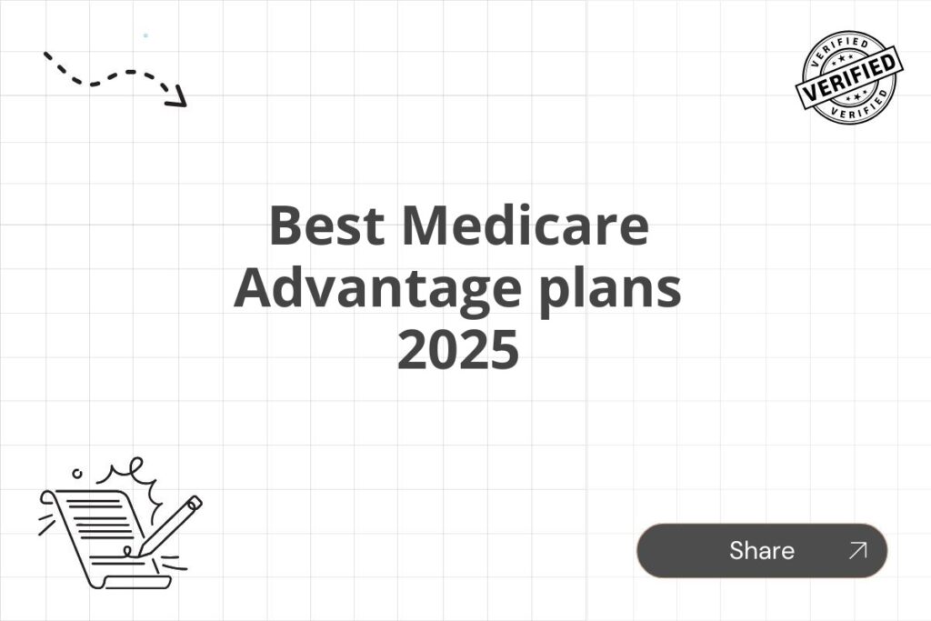 Best Medicare Advantage plans 2025